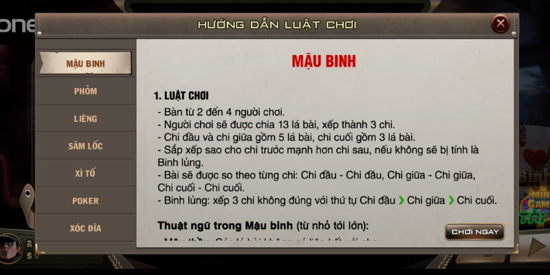 Game bài đổi thưởng ONE88 - Xu hướng giải trí #1 Châu Á 3 Nhiều game bài hấp dẫn quen thuộc với người Việt