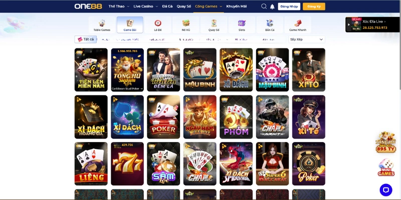 Game bài đổi thưởng ONE88 - Xu hướng giải trí #1 Châu Á 4 Quá trình tham gia trải nghiệm dễ dàng phù hợp mọi đối tượng